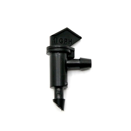 Thrifco Plumbing ETA10 1GPH FLAG EMITTER BLACK 6821066